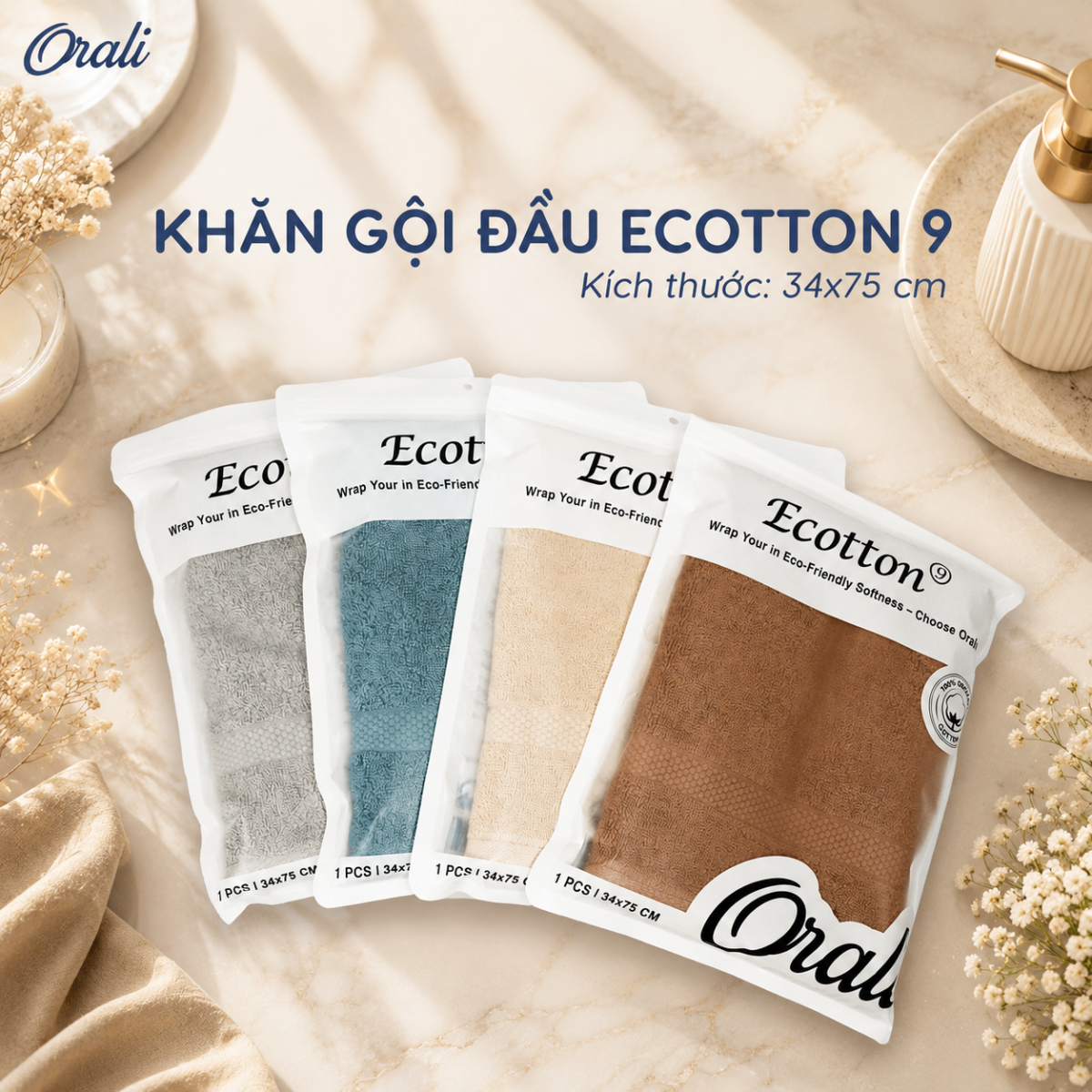 Khăn Gội ECOTTON 9